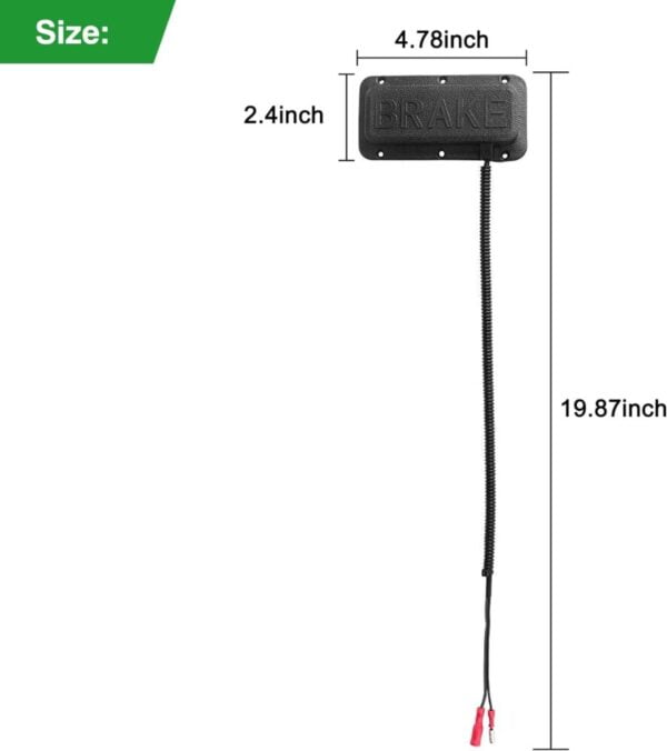 Golf Cart Light Brake Swtich Pad - Image 2