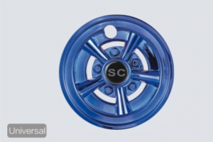 8" SC blue Golf cart Wheel Covers Hub Caps