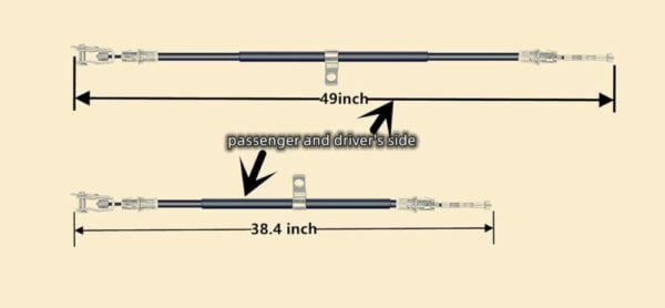 Club Car Brake Cable - Image 2