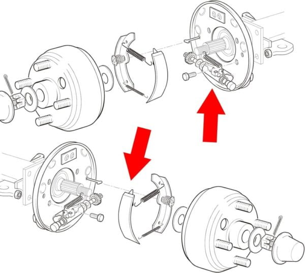 EZGO Brake Cluster Assembly (LH/RH)