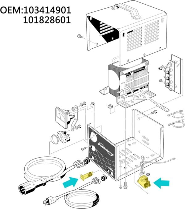 Club Car battery charger repair kit - Image 2