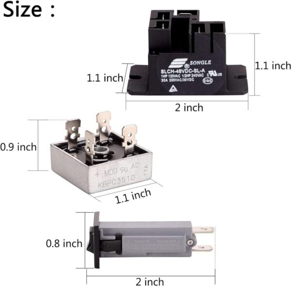 Club Car battery charger repair kit - Image 3