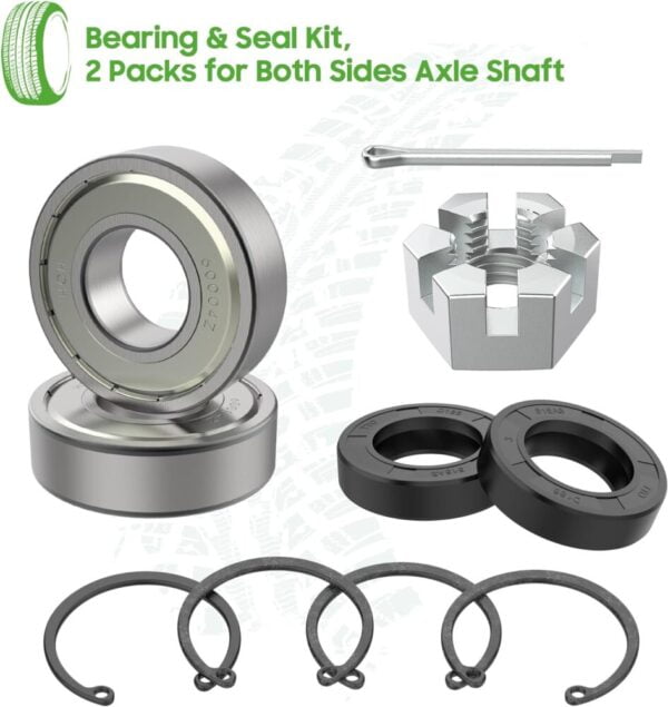EZGO RXV Rear Spline Axle Shaft with Bearing Seal Kit - Image 5