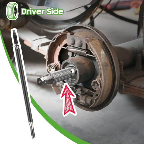 EZGO RXV Rear Spline Axle Shaft with Bearing Seal Kit - Image 6