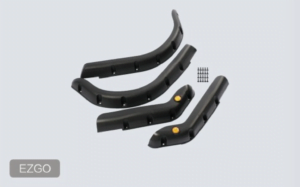 EZGO TXT Standard Fender Flares Front and Rear (Set of 4)
