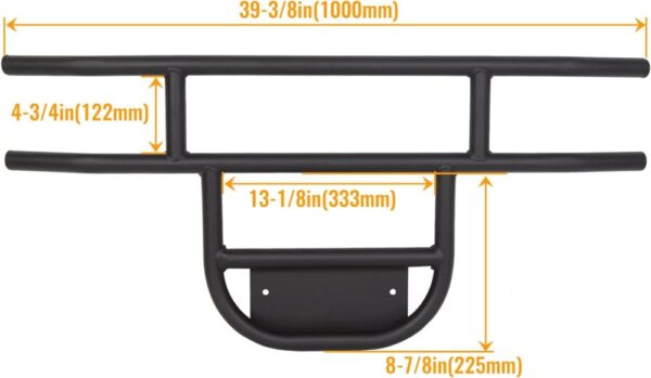 Front Brush Guard Size