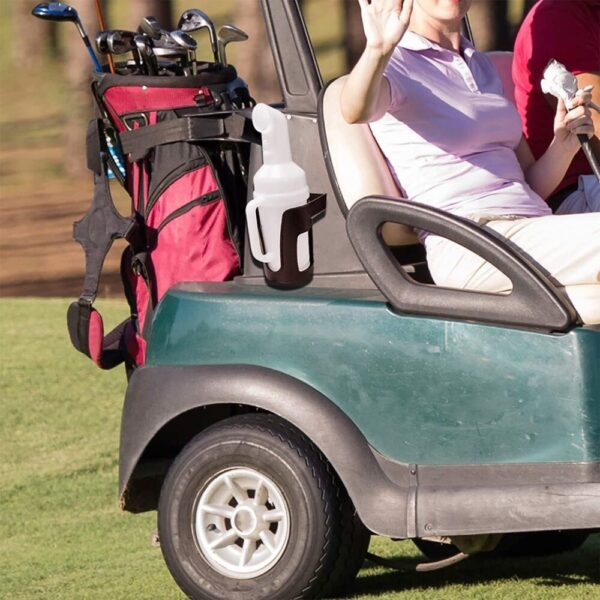 Golf Cart Sand Bottle with holder 2