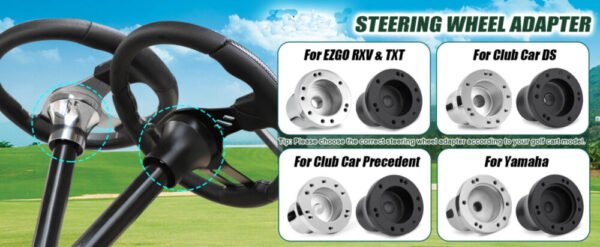 Universal gold Steering Wheel Hub Adapter - Image 2