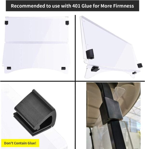 Golf Cart windshielf retaining clips - Image 2