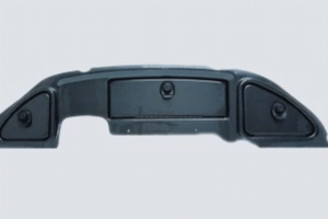Club Car Precedent Carbon Fiber Dash Cover Assembly with Locking Doors