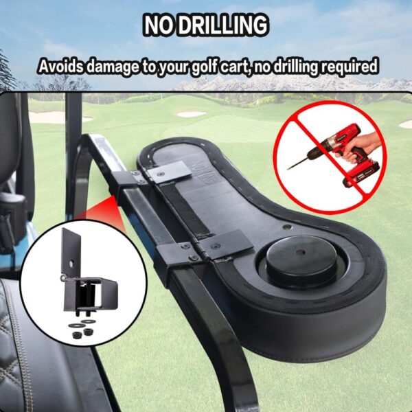 Rear Arm Rest Set with cup holder for Golf Cart
