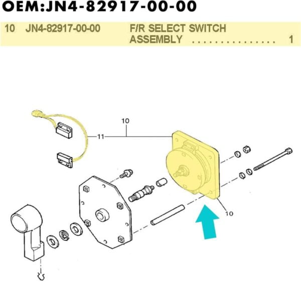Yamaha Forward Reverse Switch Assembly5