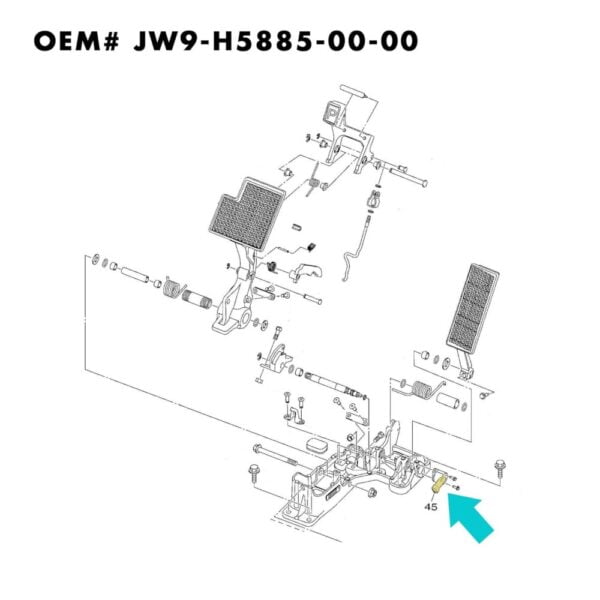 Yamaha G29 throttle position sensor1