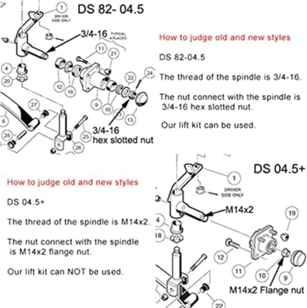 Club Car 6" A-Arm Lift Kit