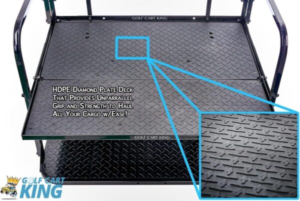 Golf Cart Flip Folding Rear Back Seat Kit