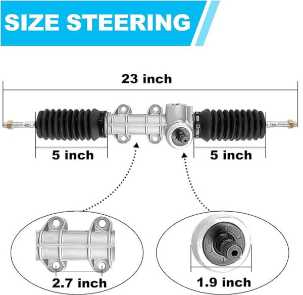 Yamaha Drive G29 Steering Gear Box Assembly - Image 3